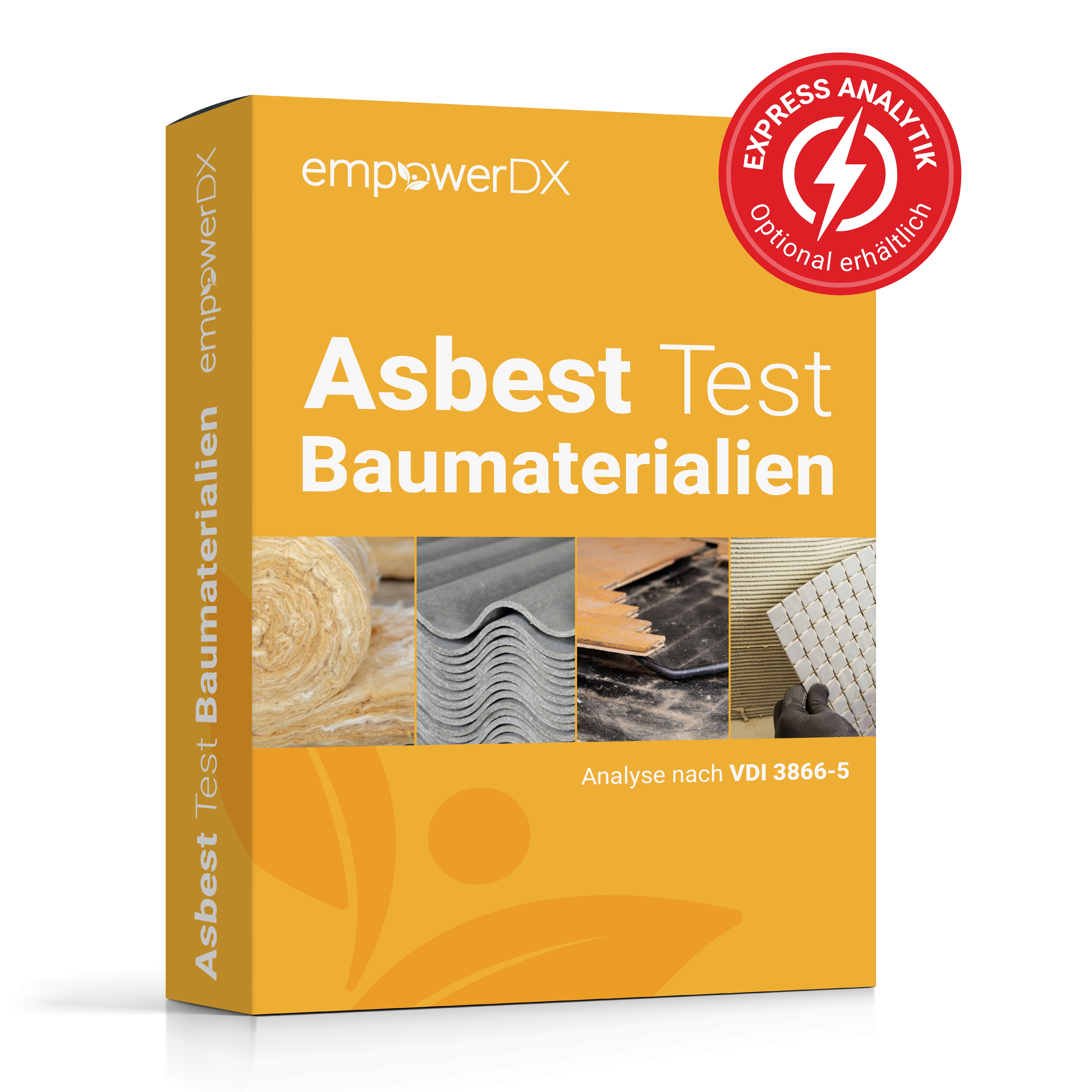 empowerDX Asbest-Testkit Materialprobe zur Analyse von Asbest in Wänden